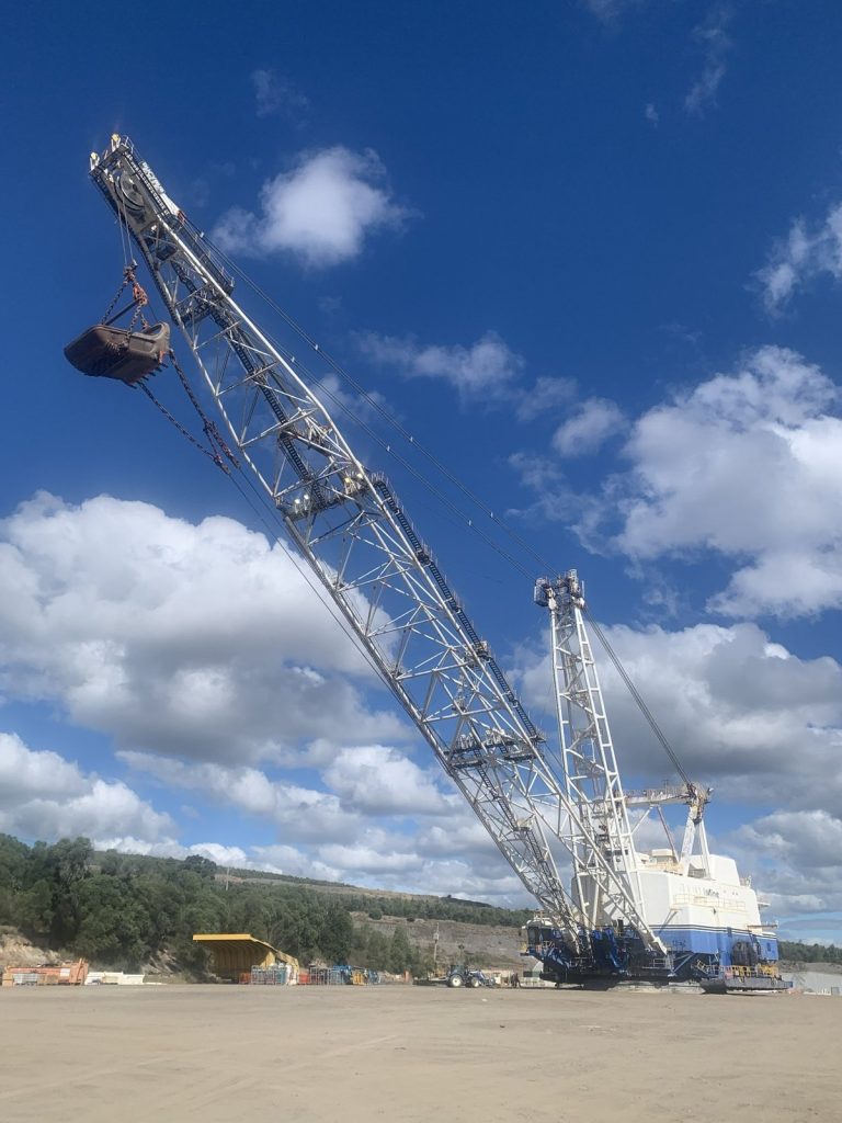 Dragline on Site